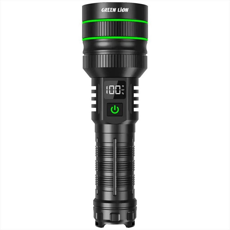c2e3d700113141bfb295fd8d20bc78ed چراغ قوه گرین لاین مدل GNHR3000LMBK - Image 1